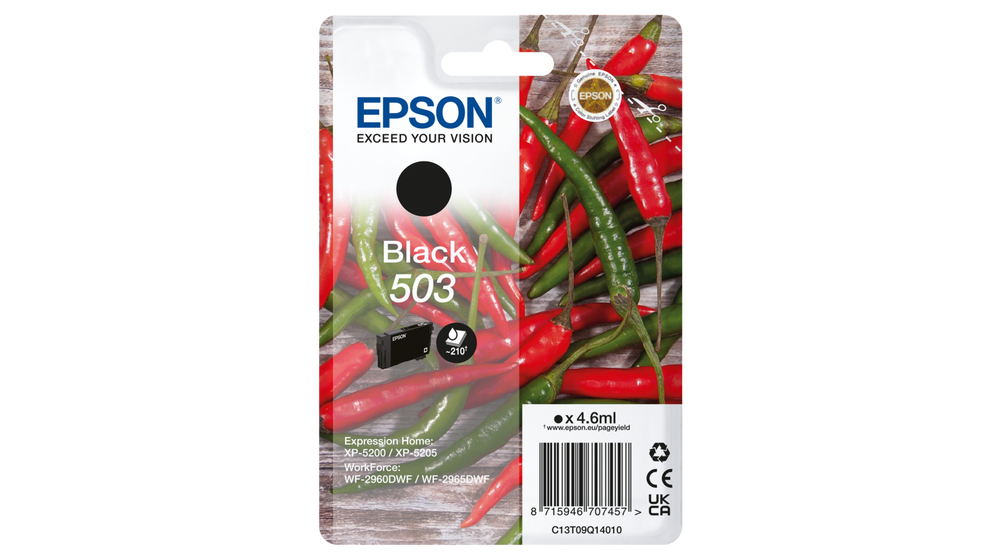 EPSON 503/T09Q14 (Peperoni) schwarz Druckerpatrone