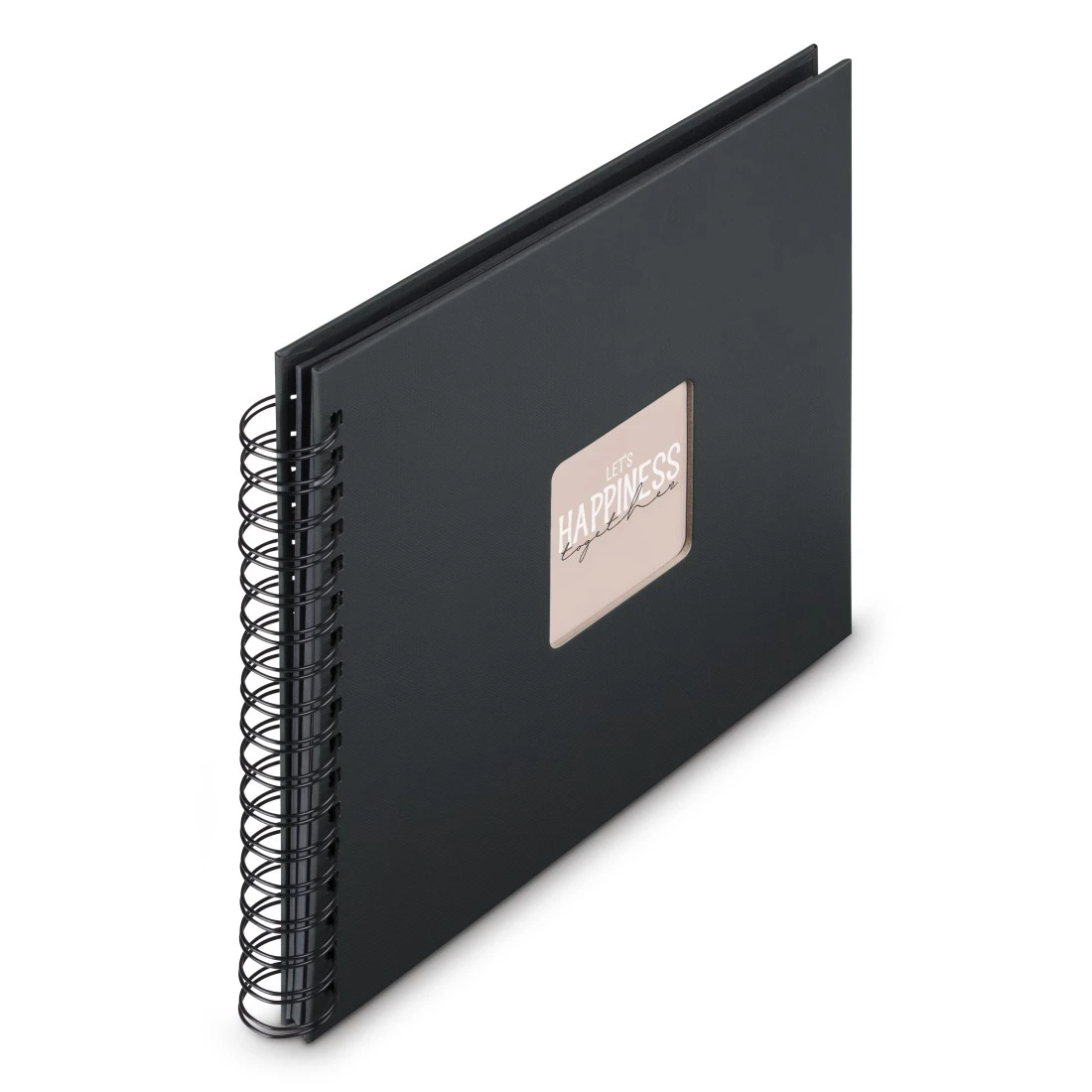 hama Fotoalbum Fine Art neutral 28,0 x 24,0 cm, 50 schwarze Seiten