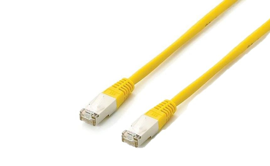 Equip Patchkabel Cat6A Plat.S/FTP 2xRJ45 3.00m gelb LSZH Polybeutel