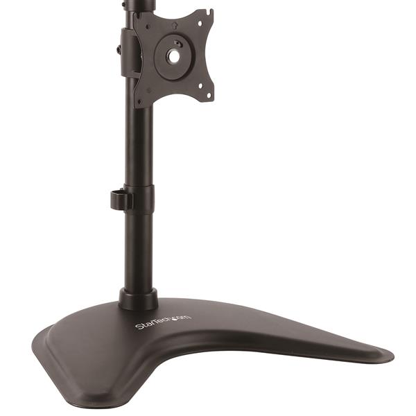 STARTECH.COM Vertikale Dual Monitorhalterung - Heavy Duty Stahl - VESA bis zu 27 Zoll - Verstellbarer zweifach Moniotrständer