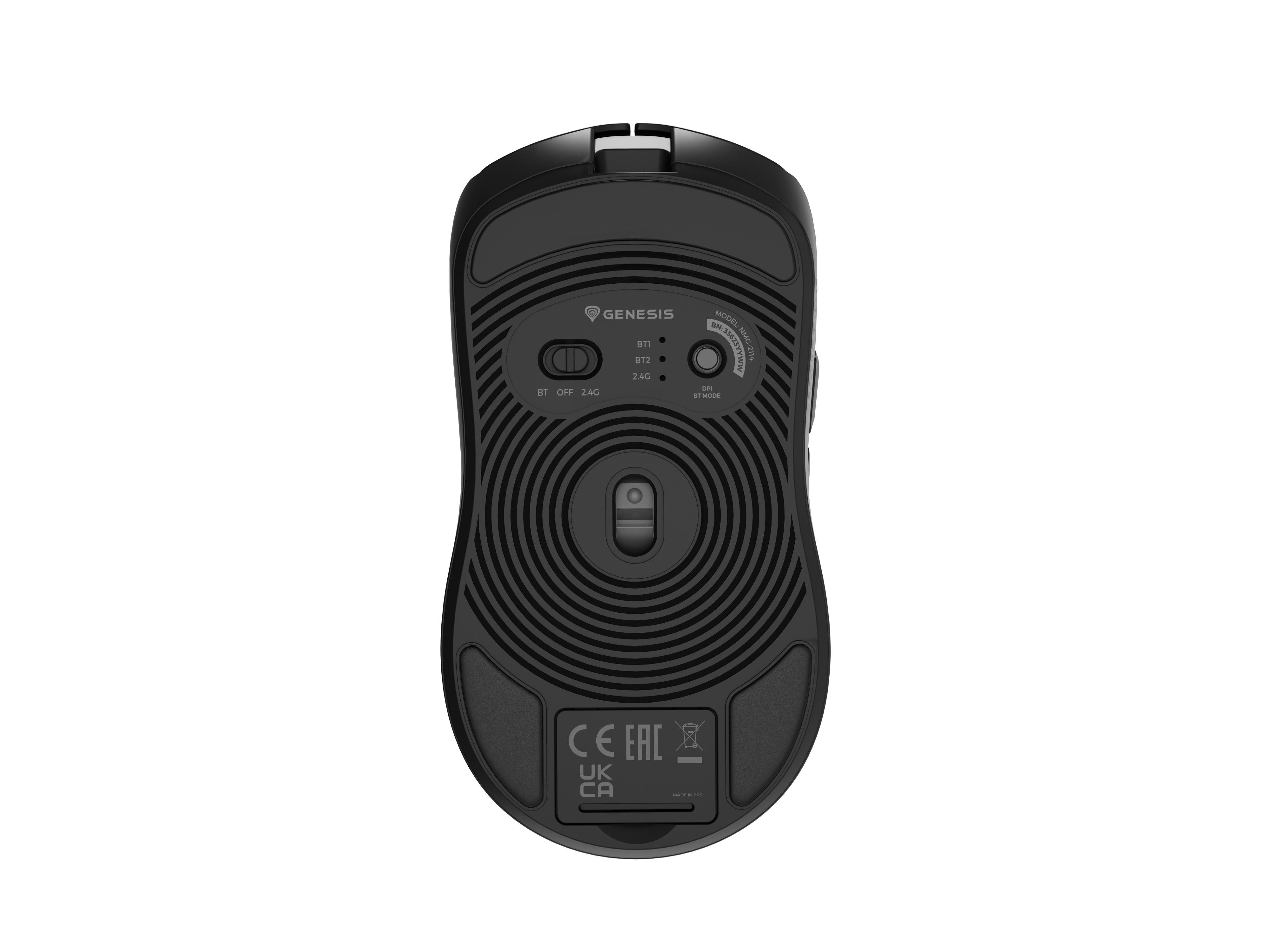Genesis Gaming Maus ZIRCON 500 G2 kabellos 10000DPI schwarz