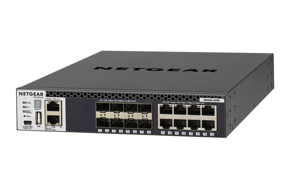M4300 16-PORT 10GB ST.MG.SWITCH (8X8F)