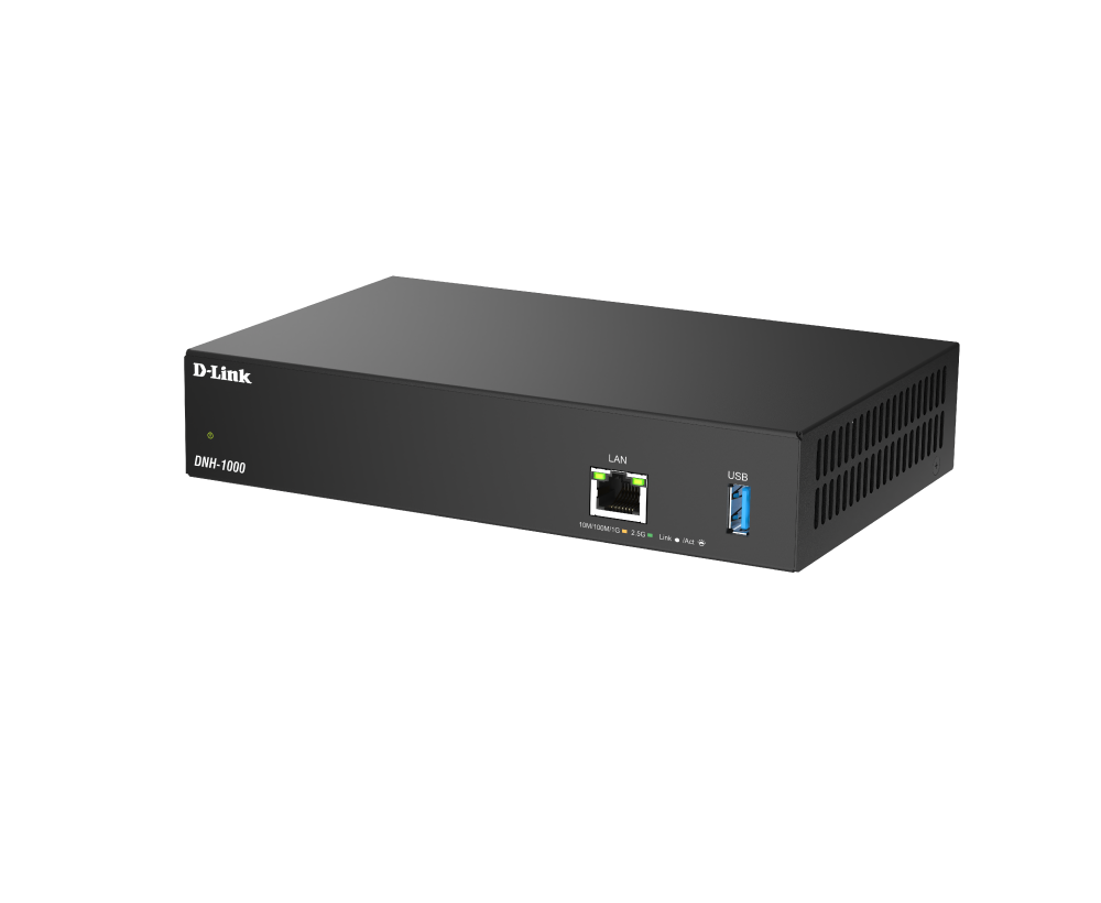 D-LINK DNH-1000 Nuclias Network Controller unterstützt bis zu 500 Geräte 1x 2.5G Ethernet 1x USB 3.0