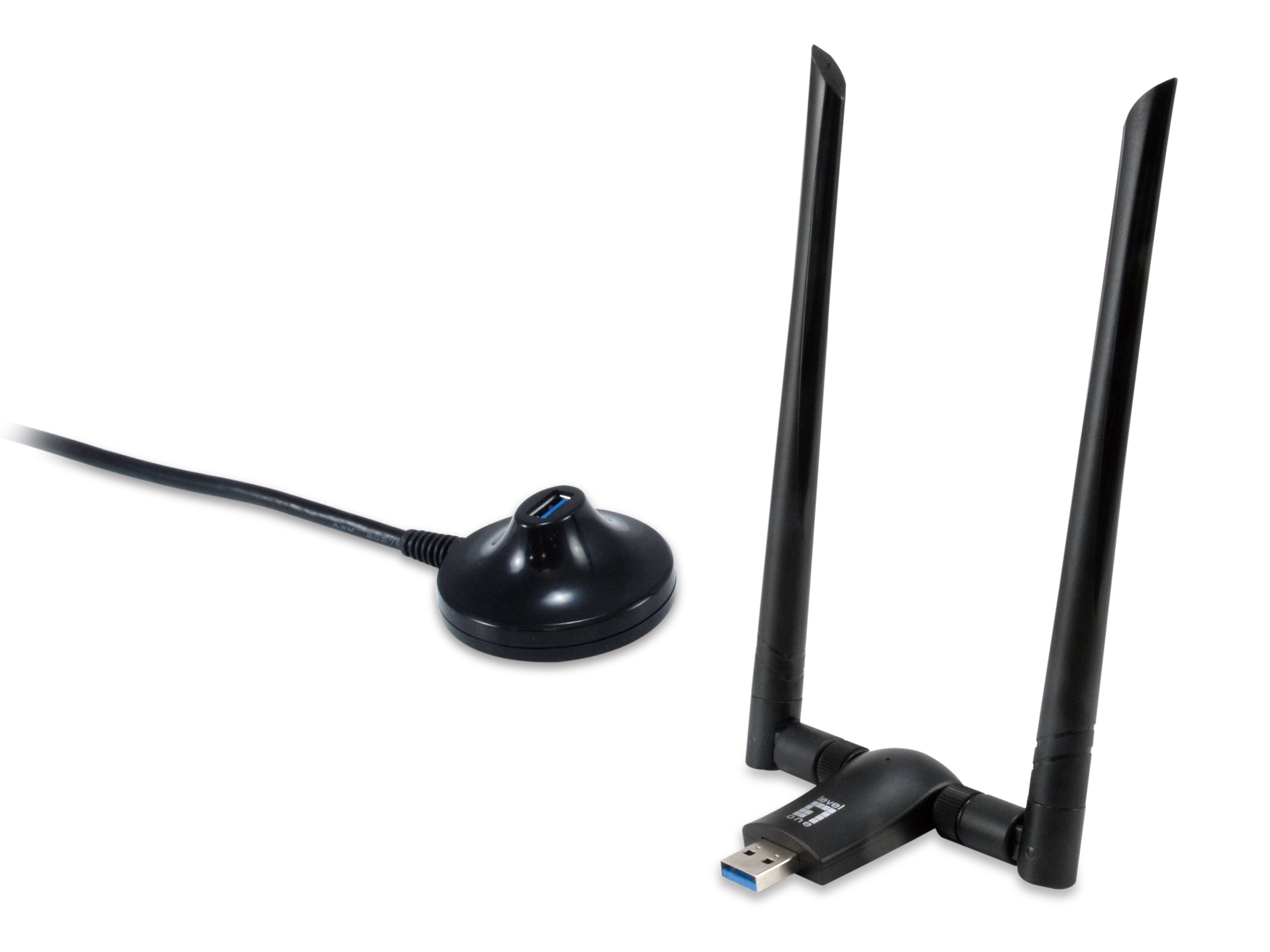 LevelOne Netzwerkadapter USB AC1200 Dualband Omnidirekt.