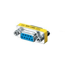 Equip Serial RS232 DB9 Gender Changer Bu/Bu mini silber Polybeutel