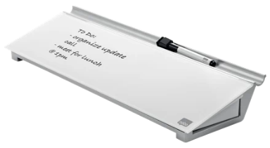 nobo Schreibtisch-Whiteboard Notiz 45,0 x 14,0 cm weiß Glas