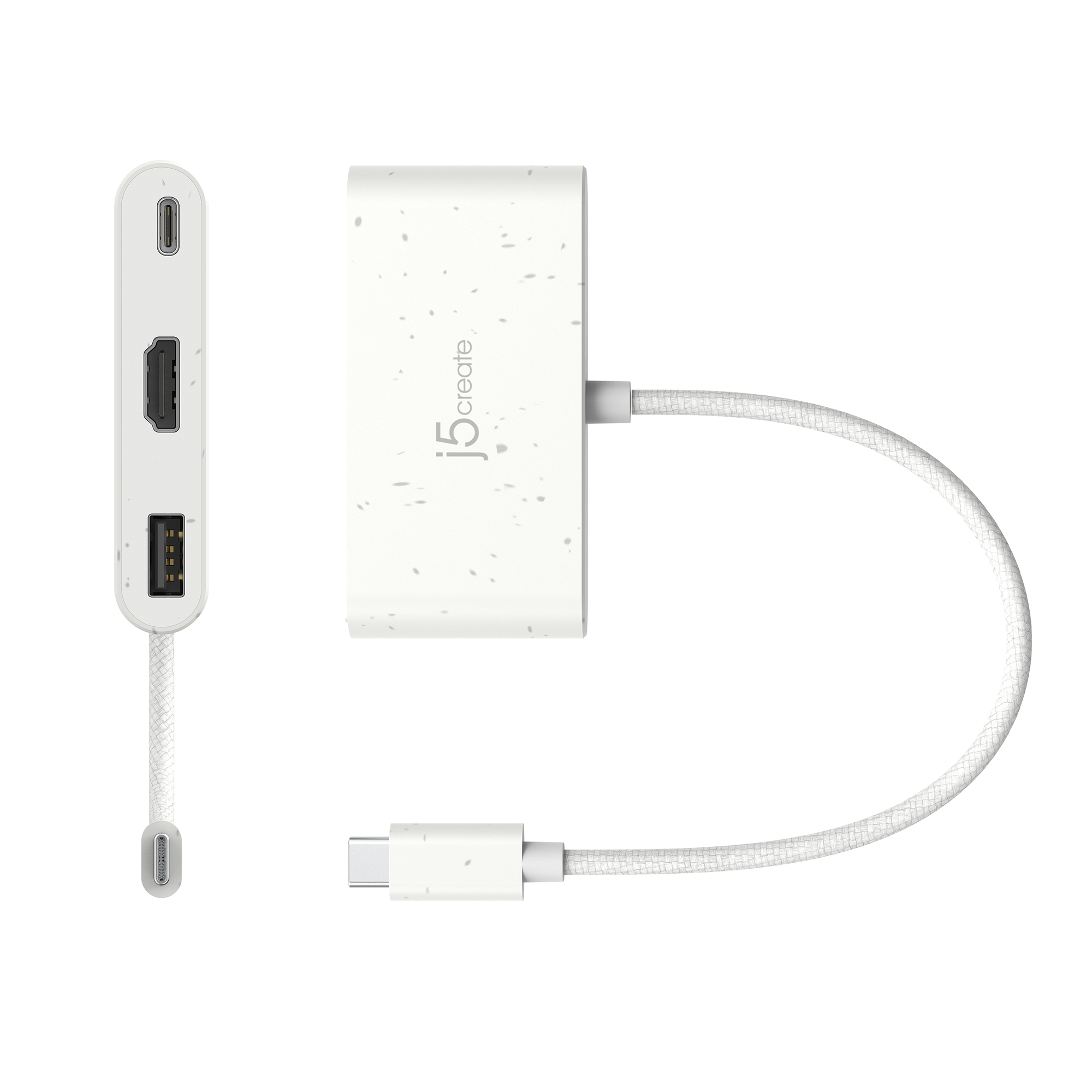 ECO-FRIENDLY USB-C TO HDMI USB TYPE-A WITH POWER DELIVERY