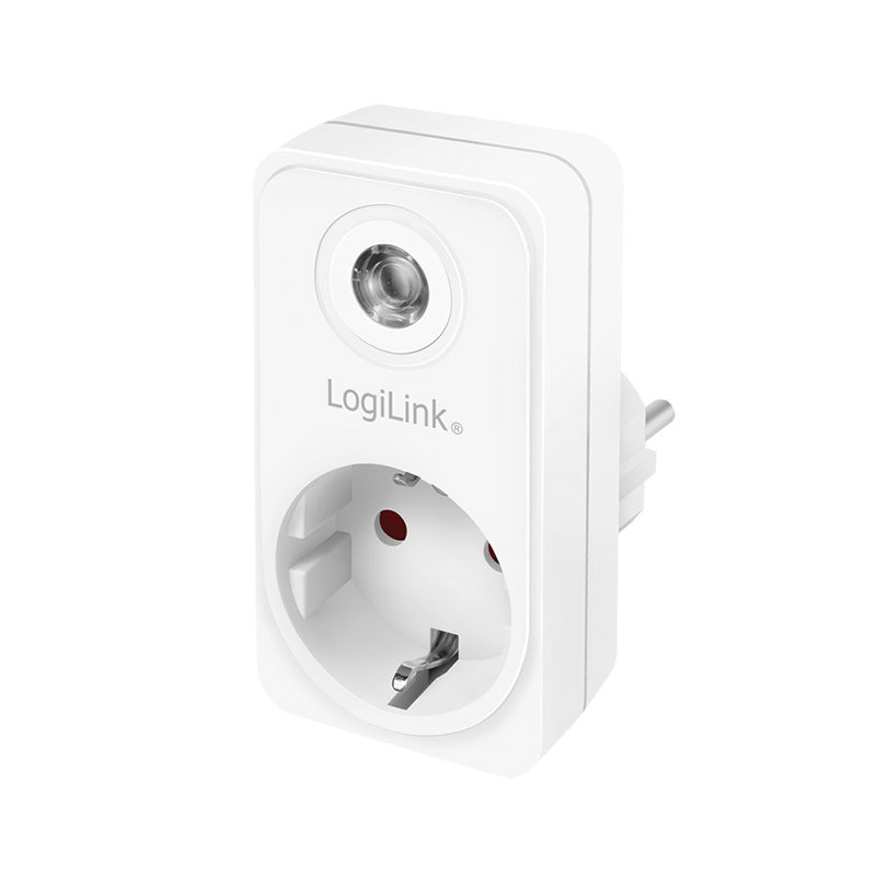 Logilink Steckdosenadapter mit Dämmerungssensor, 1xCEE 7/3