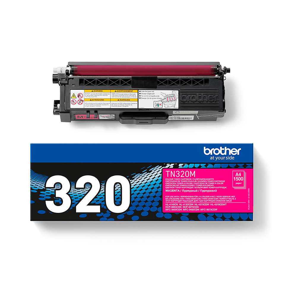 TN-320M TONER CARTRIDGE MAGENTA F/ HL-4150CDN 4570CDW -4570CDWT