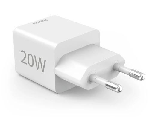 hama Ladeadapter weiß, 20 Watt