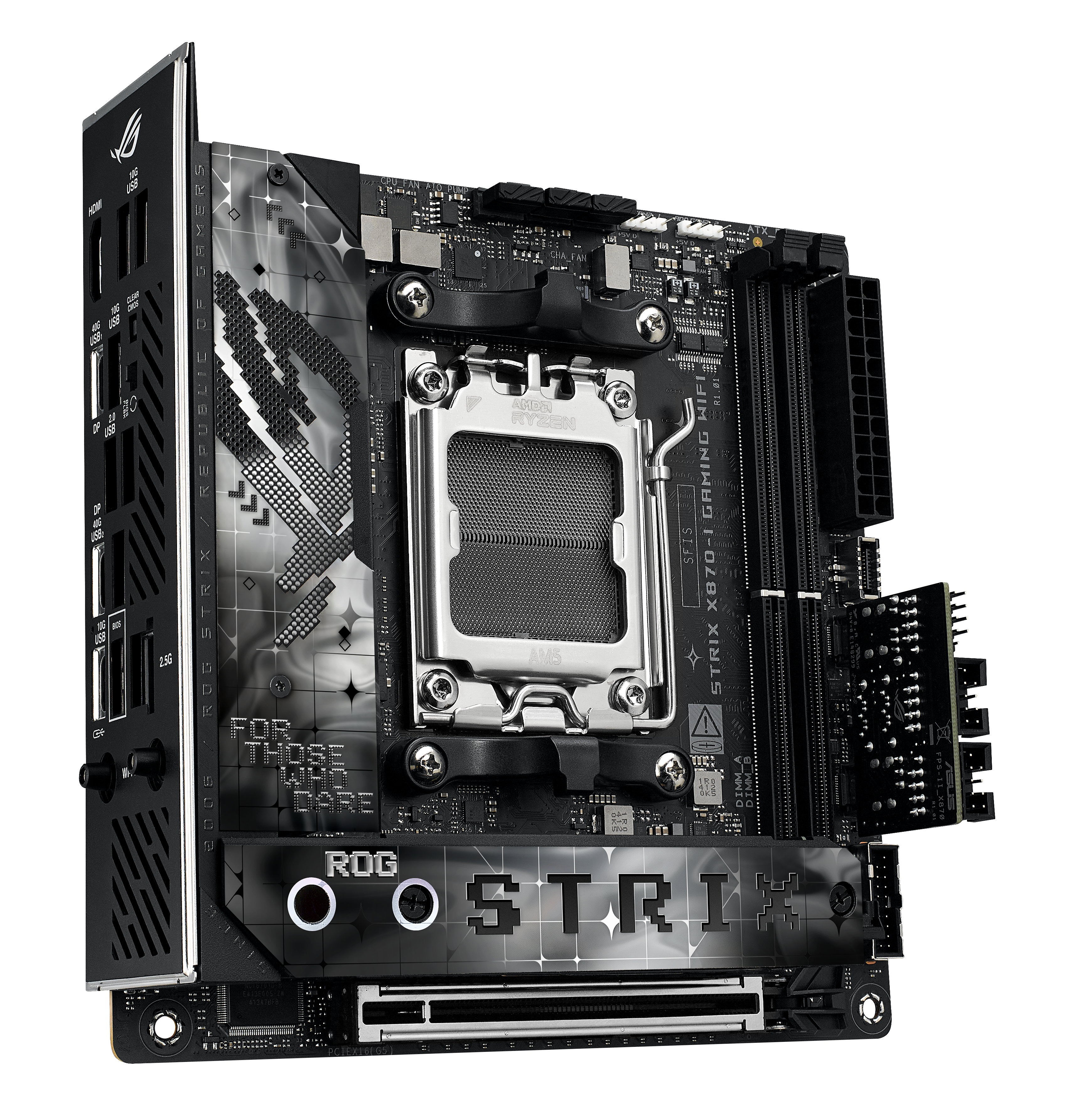 ASUS ROG STRIX X870-I GAMING WIFI AM5 DDR5 mini ITX MB