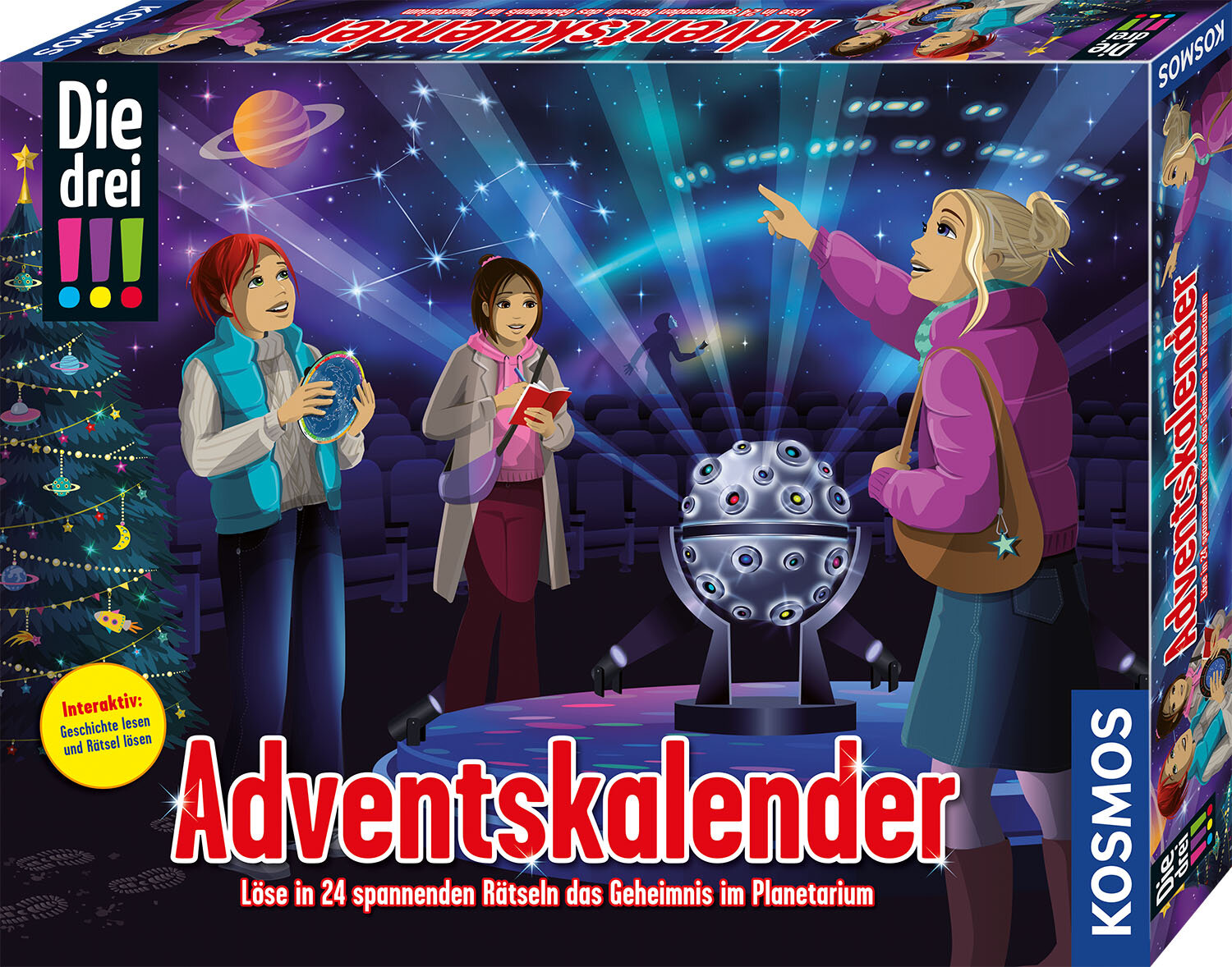 Die drei !!! Adventskalender 2025, Experimentierkasten