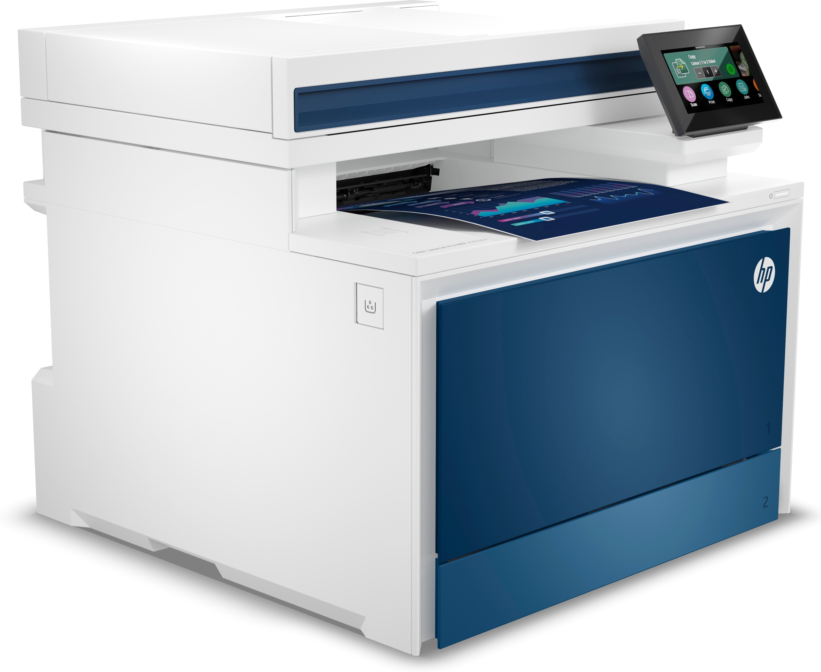 HP Color LaserJet Pro MFP 4302dw 3 in 1 Farblaser-Multifunktionsdrucker weiß