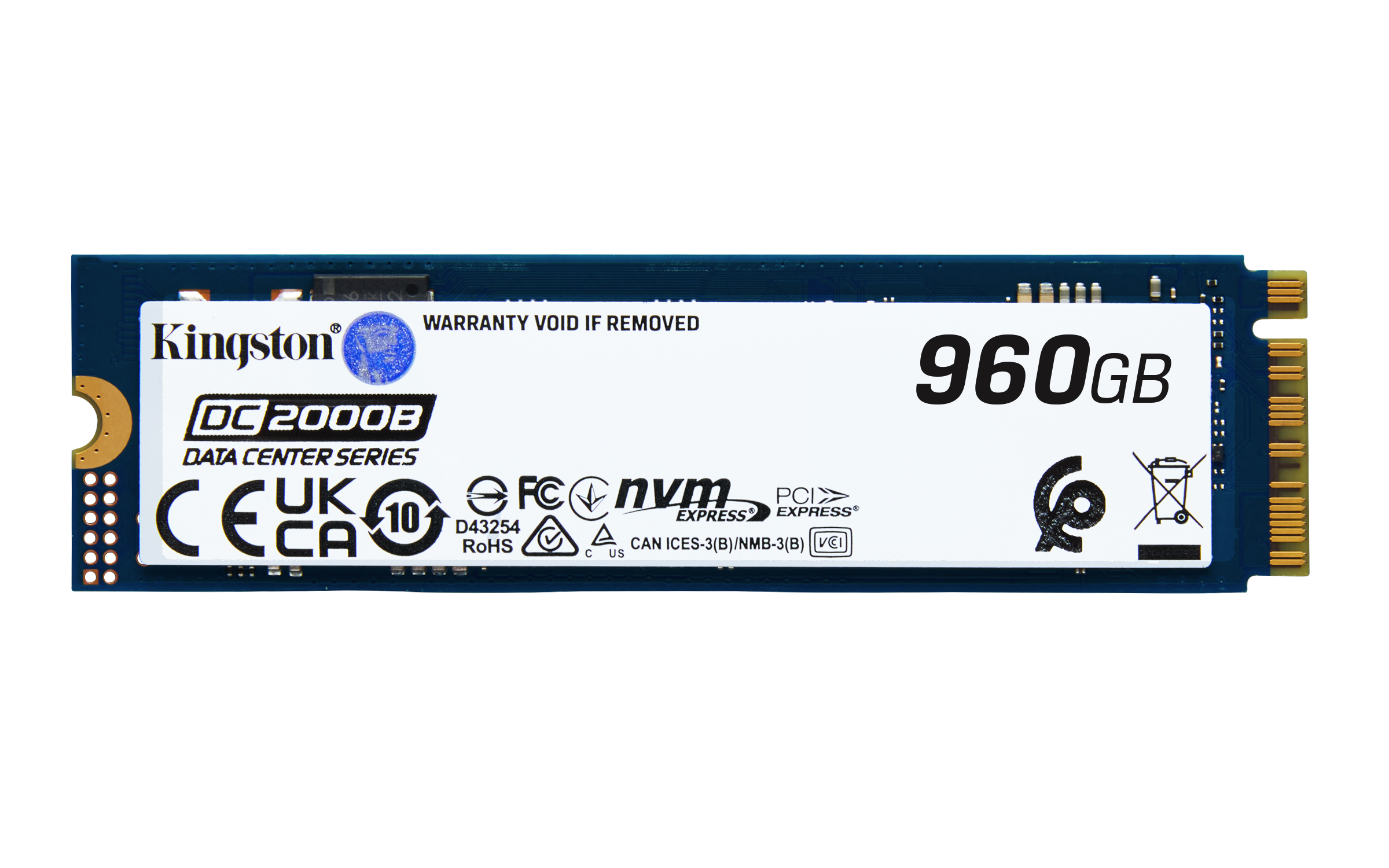 KINGSTON 960GB DC2000B PCIe 4.0 M.2 2280 Enterprise SSD