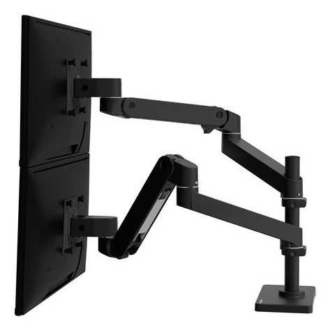 LX PRO ARM DUAL DISPLAY STACKING WCB