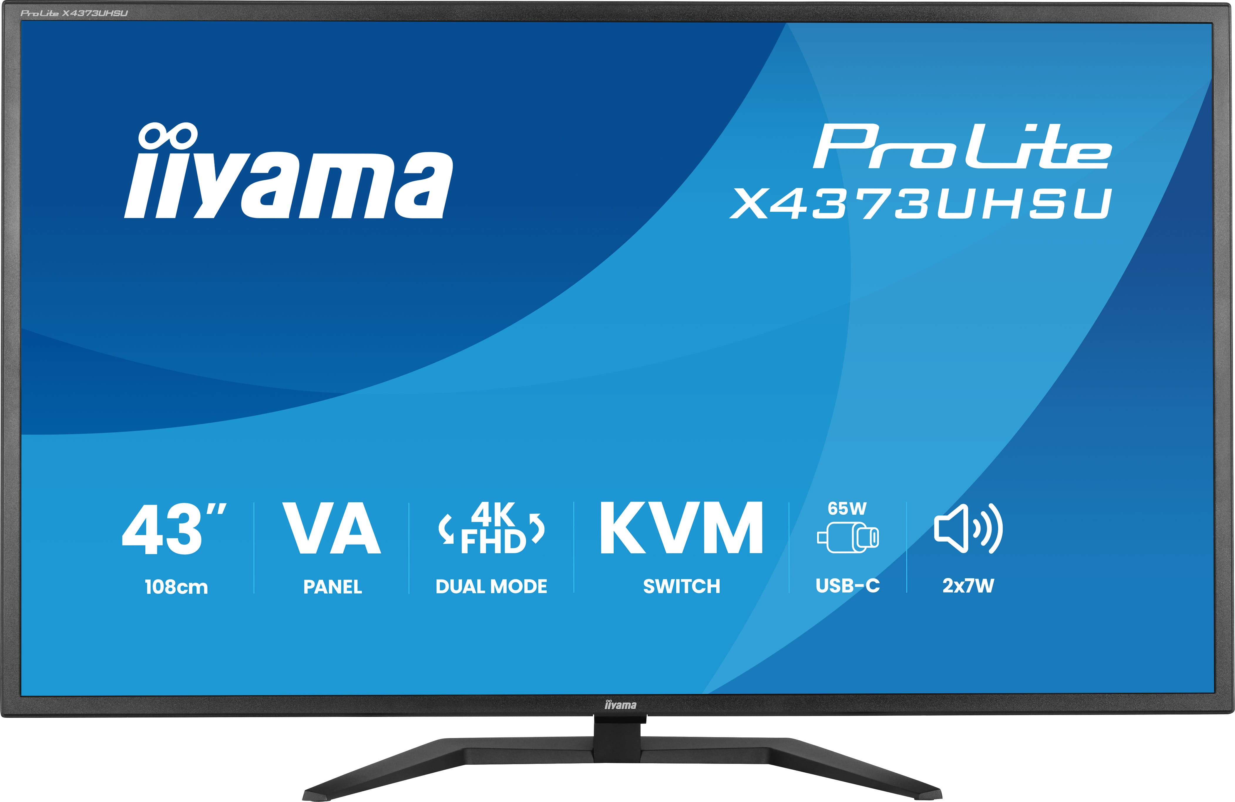 ProLite X4373UHSU-B2, LED-Monitor