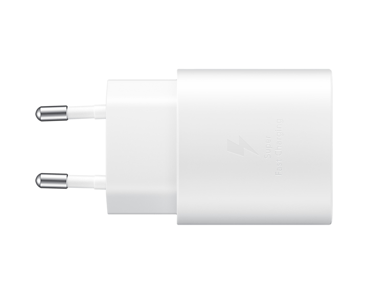 Samsung - EP-TA800NWE -NUR ADAPTER Quick Charger 3A - USB Typ C- 25W - Weiß BULK