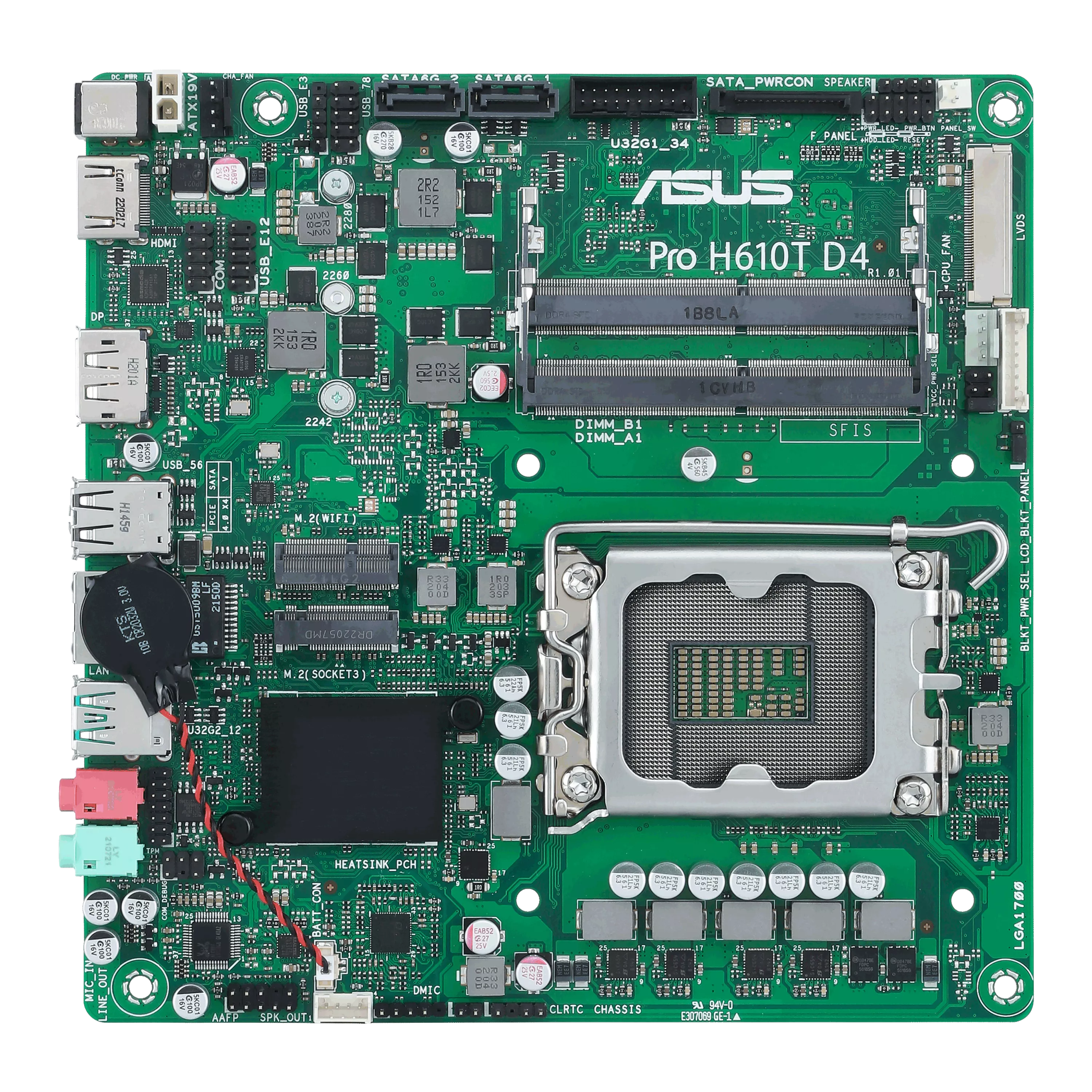 PRO H610T D4-CSM, Mainboard