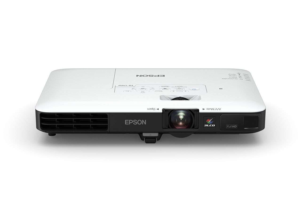 EPSON EB-1795F 3LCD Full HD Ultramobile Projektor 1920x1080 16:9 3200 Lumen 1W Lautsprecher