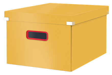 LEITZ Click & Store Cosy Aufbewahrungsbox 18,5 l gelb 28,1 x 37,0 x 20,0 cm, 1 St.