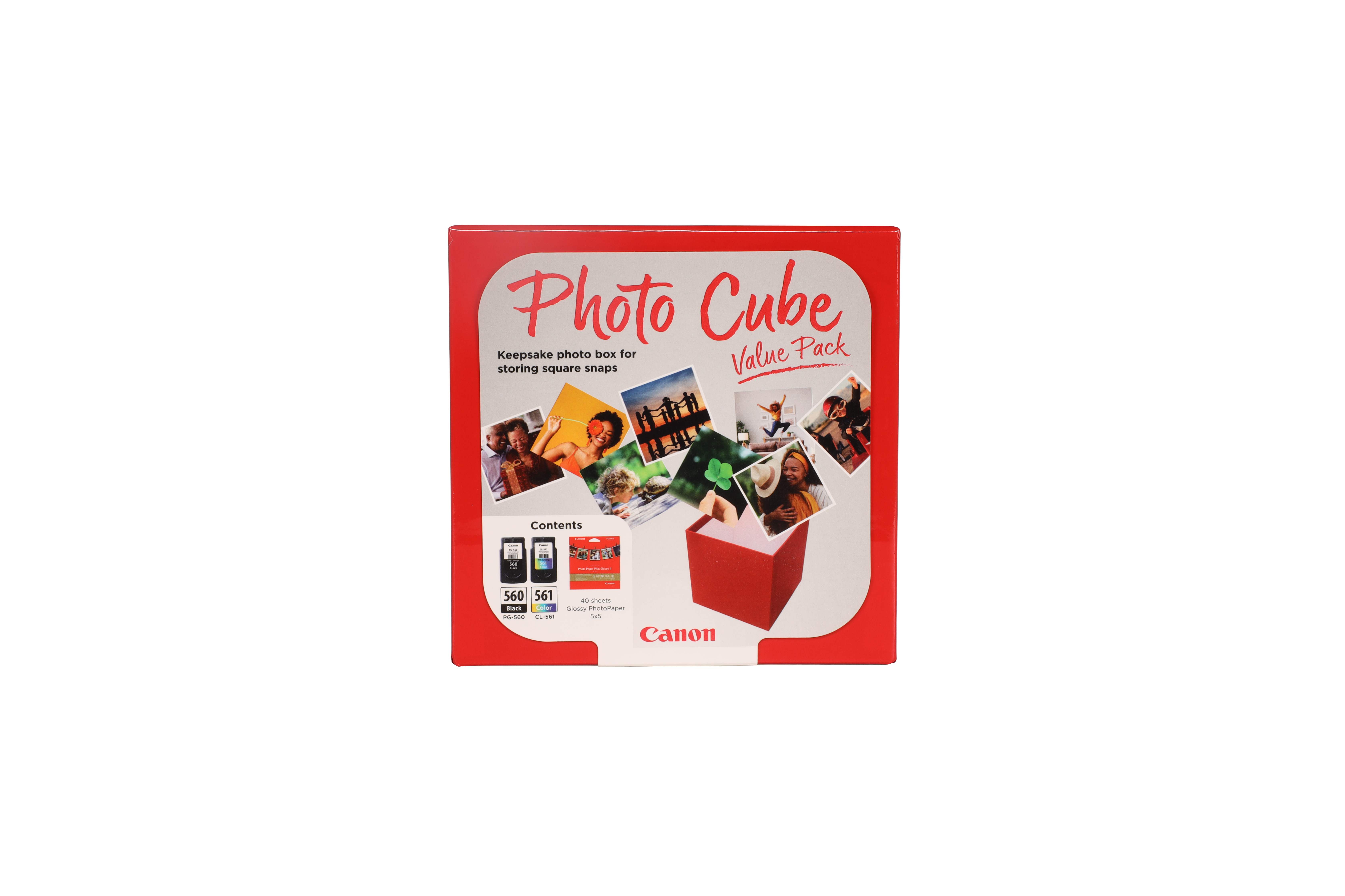 Canon PG-560 + CL-561 schwarz, color Druckköpfe + Fotopapier, 2er-Set