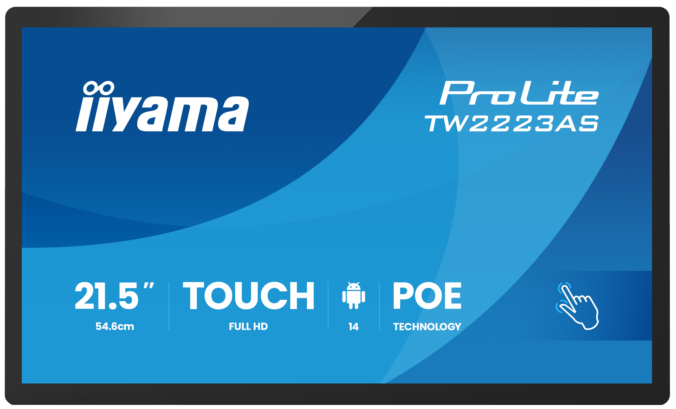 IIYAMA 55.0cm (21,5) TW2223AS-B3P 16:9 M-Touch USBC Android