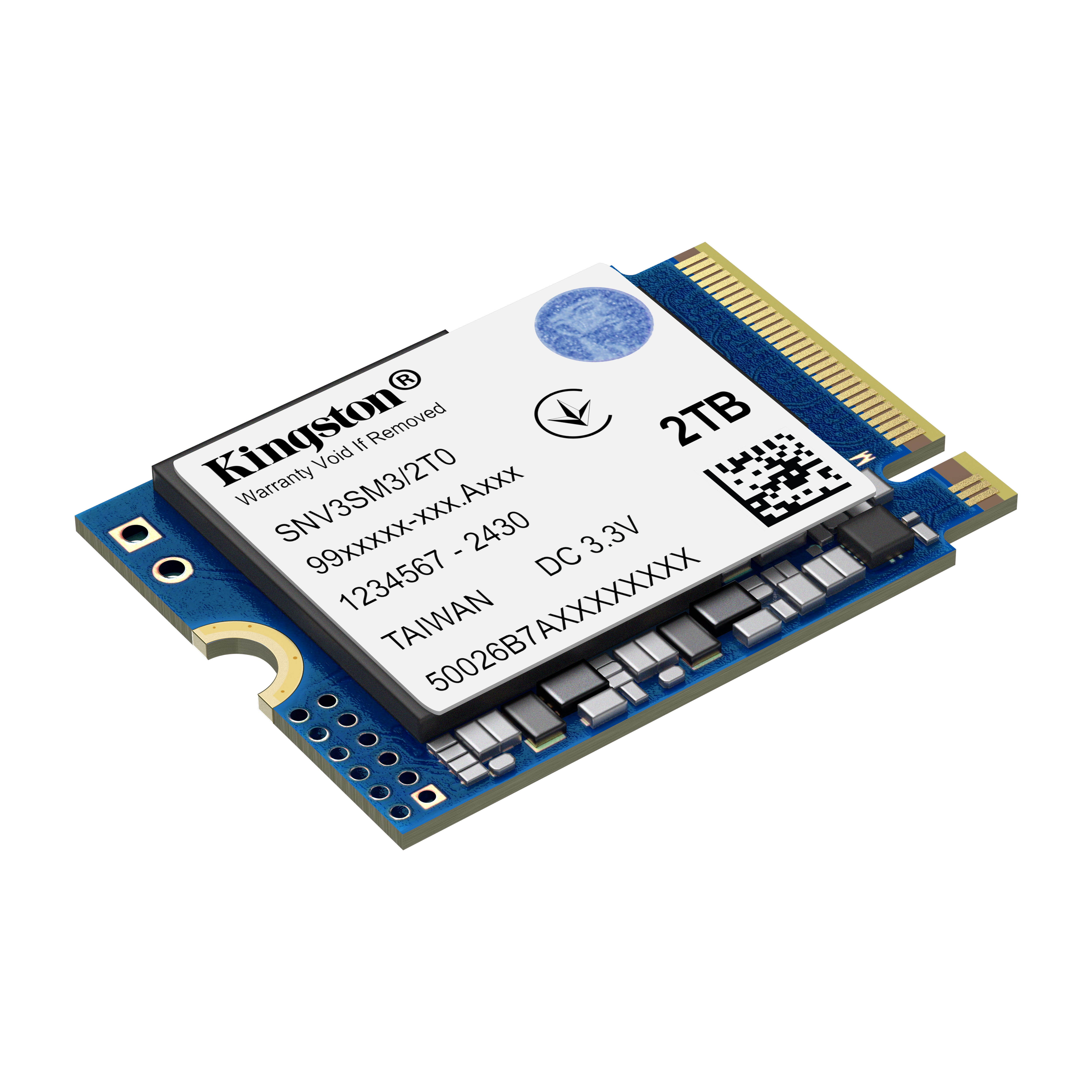 KINGSTON 2000GB NV3 M.2 2230 PCIe 4.0 NVMe SSD