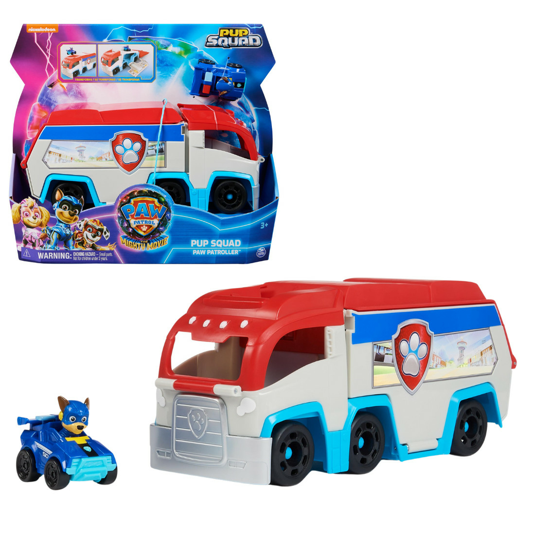 Paw Patrol: Der Mighty Kinofilm, Pup Squad Patroller Teamfahrzeu, Spielfahrzeug