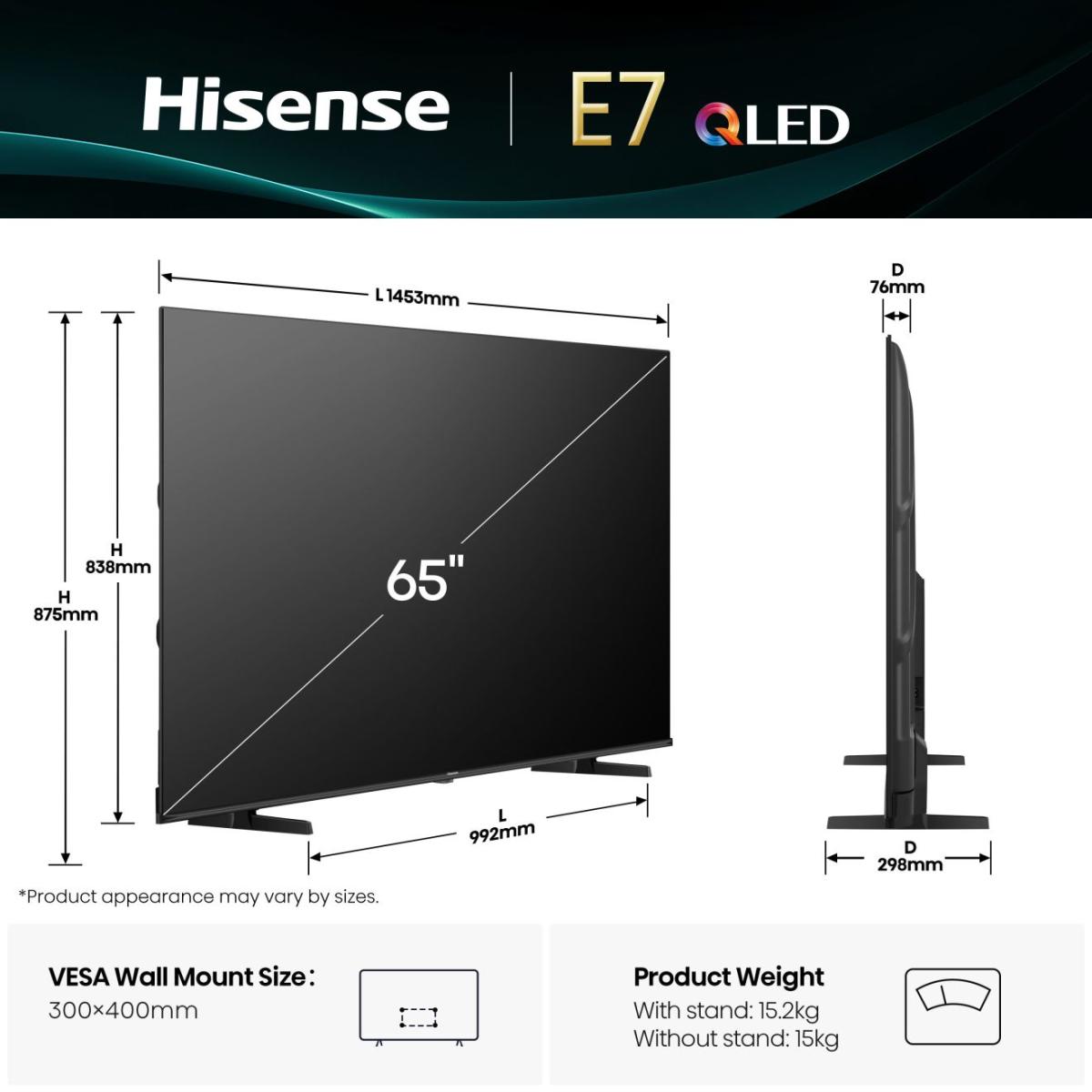 65E77Q, QLED-Fernseher