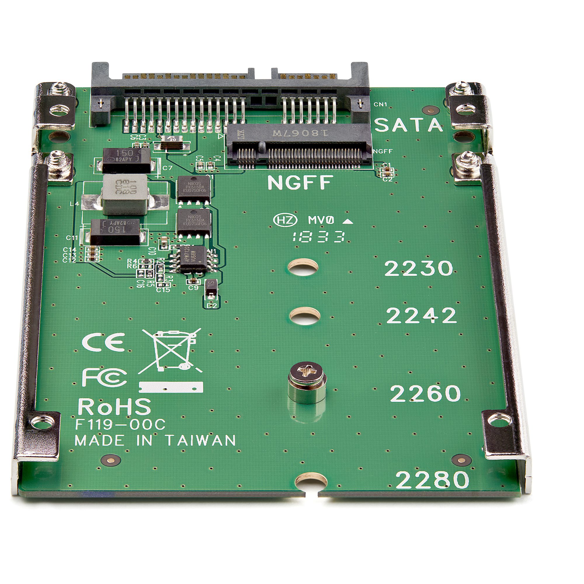STARTECH.COM M.2 NGFF SSD to 2.5in SATA Adapter Converter