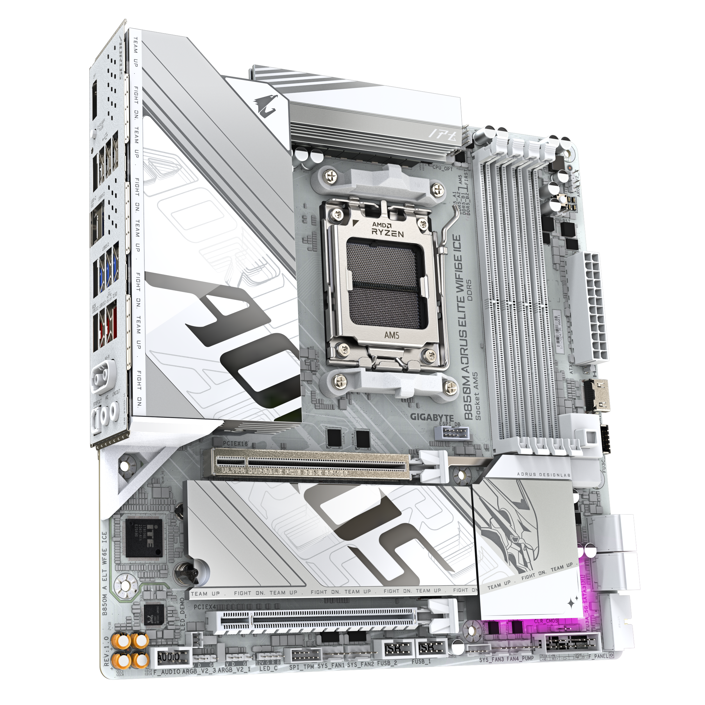 Gigabyte GA-B850M A ELT WF6E ICE (AM5) (D)