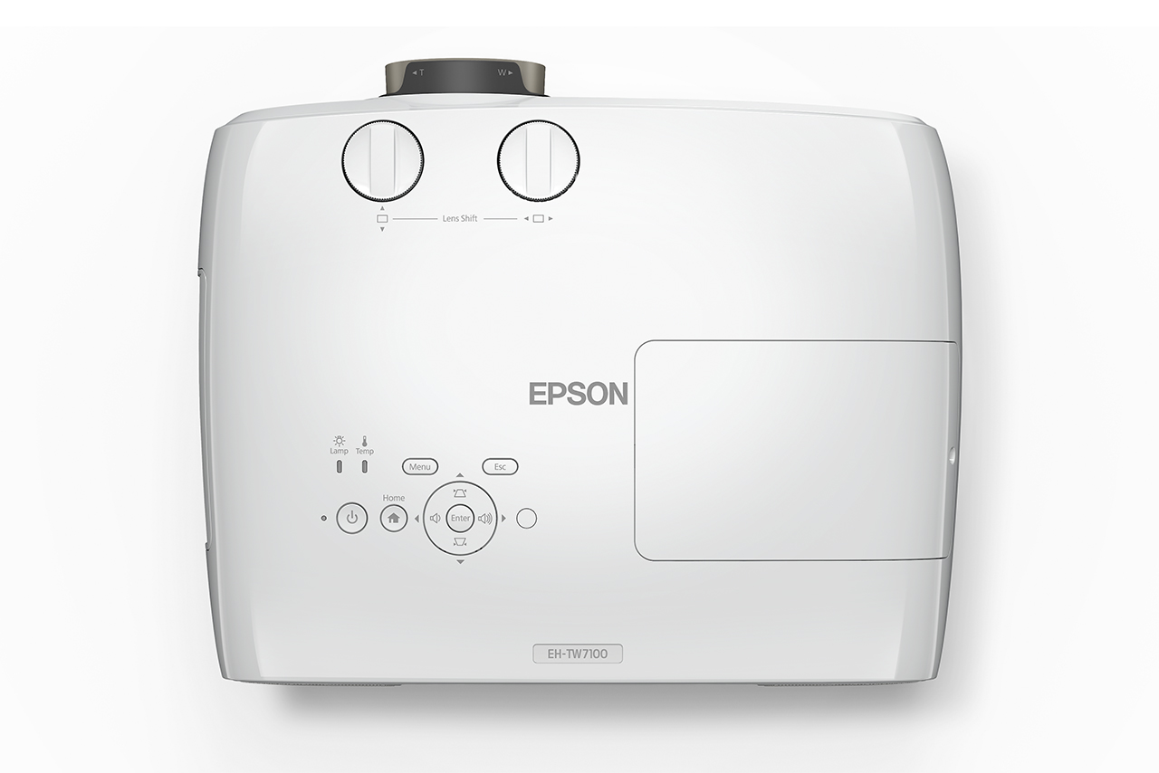 EPSON EH-TW7100 3LCD Home Cinema Projector 1080p 1920x1080 4K Enhanc. 100.000:1 Contrast 2x10W Speaker