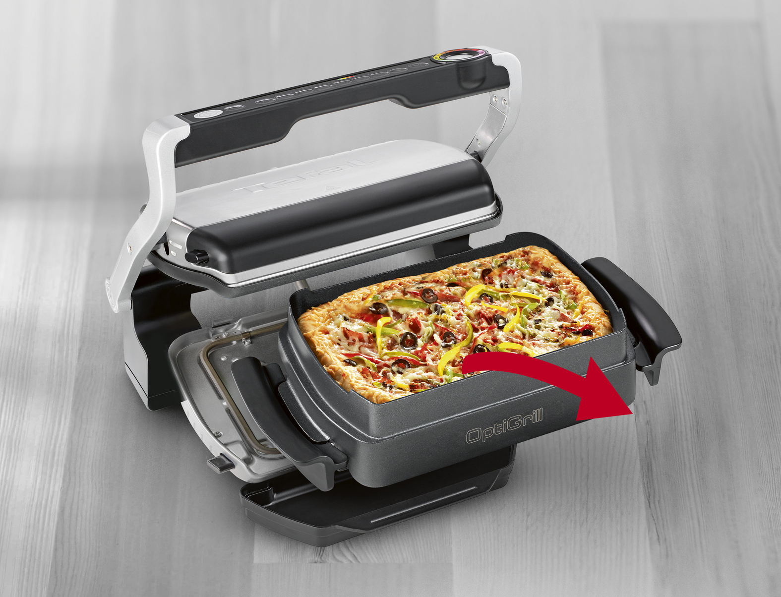 Backschale XA727810, für OptiGrill+ XL, Grillschale