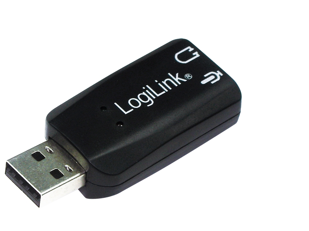 Logilink Soundkarte USB 5.1 mit Virtual 3D Soundeffekt