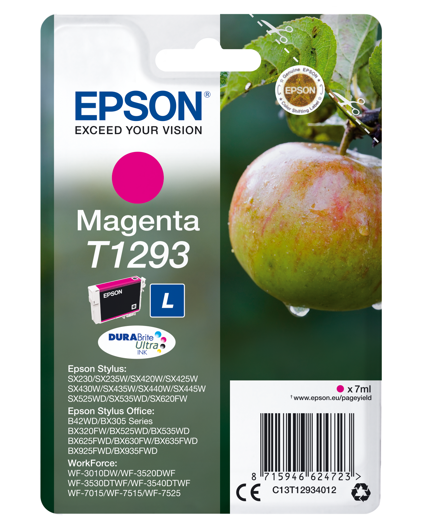 EPSON T1293L (Apfel) magenta Druckerpatrone