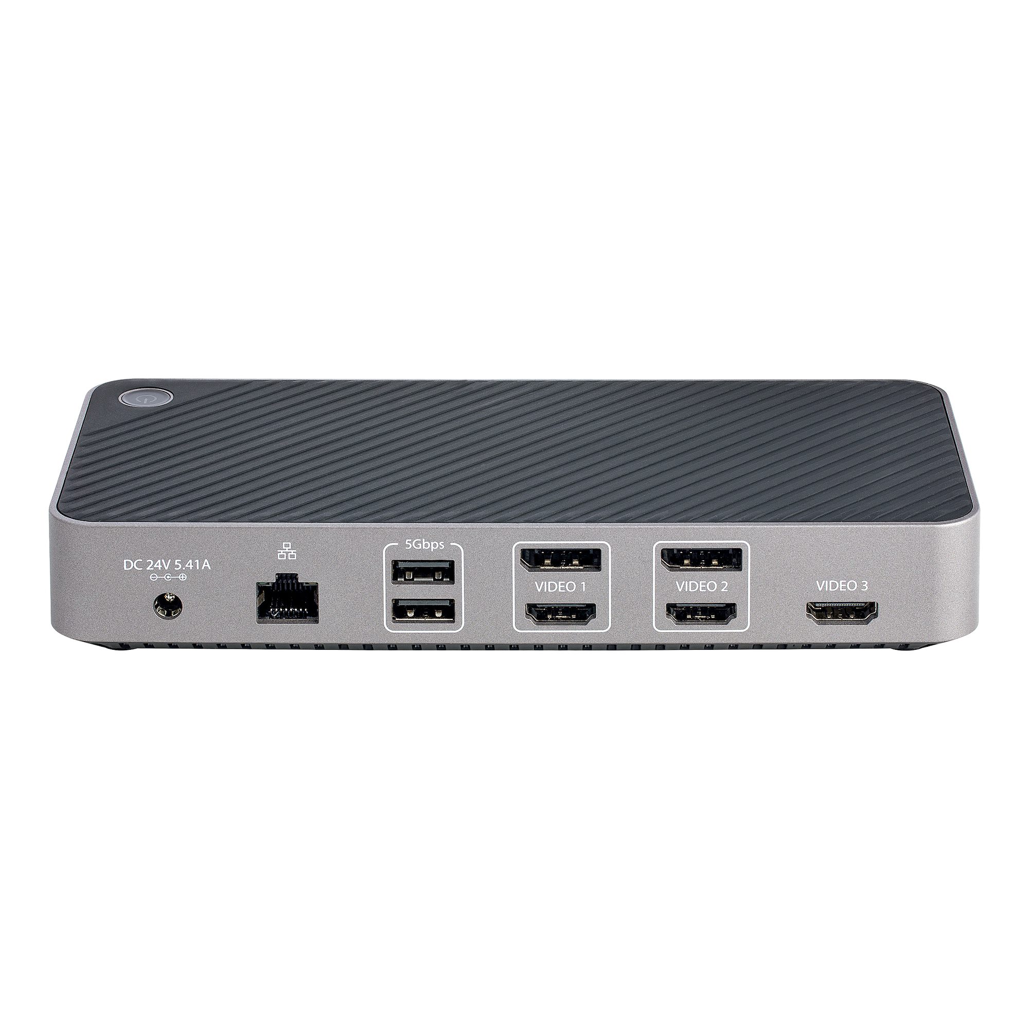 STARTECH.COM USB-C Triple Monitor Docking Station HDMI/DisplayPort 5-Port USB 3.2 Gen 2 Hub GbE 100W USB PD Universal Docking St