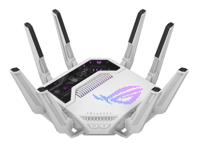 ASUS WL-Router ROG-Rapture GT-BE19000 Tri-Band WiFi7 weiß
