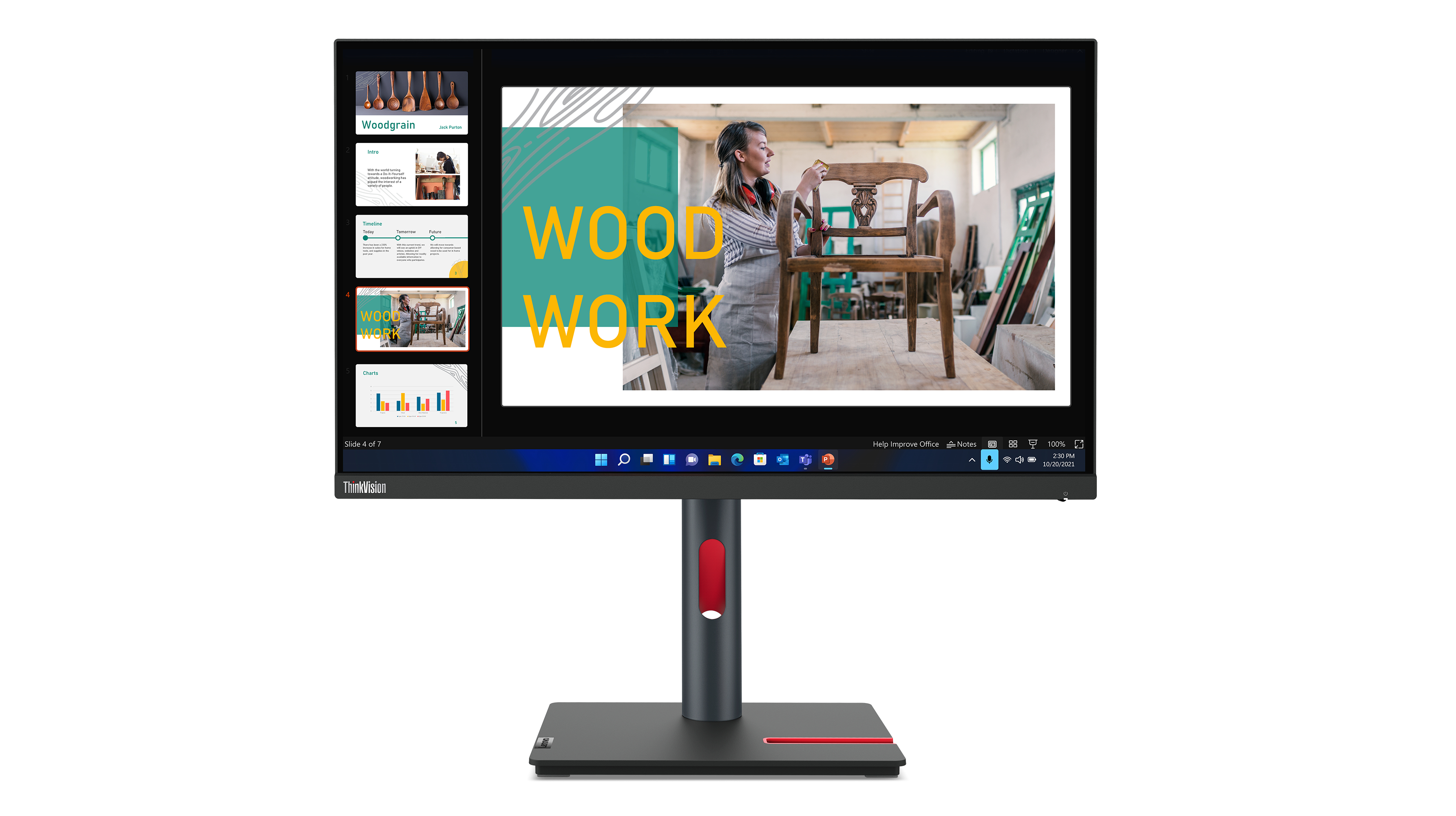 LENOVO ThinkVision P24q-30 60,45cm 23,8Zoll Monitor HDMI DP 4xUSB 3.2 TopSeller