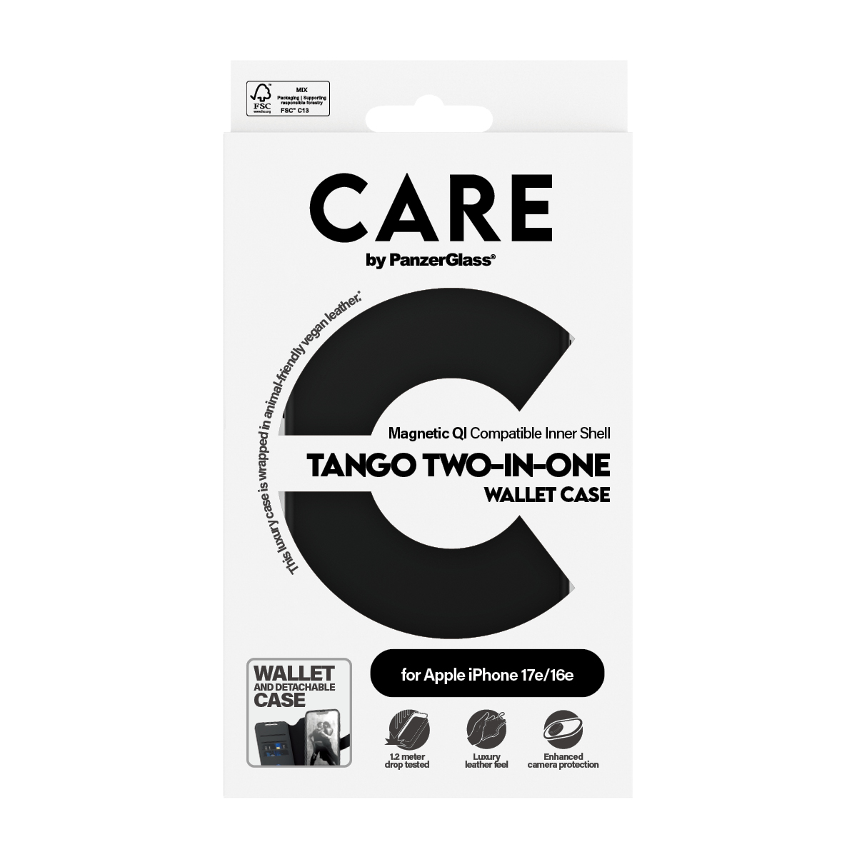 CARE BY PANZERGLASS FEATURE CASE TANGO TWO-IN-ONE WALLET IPH
