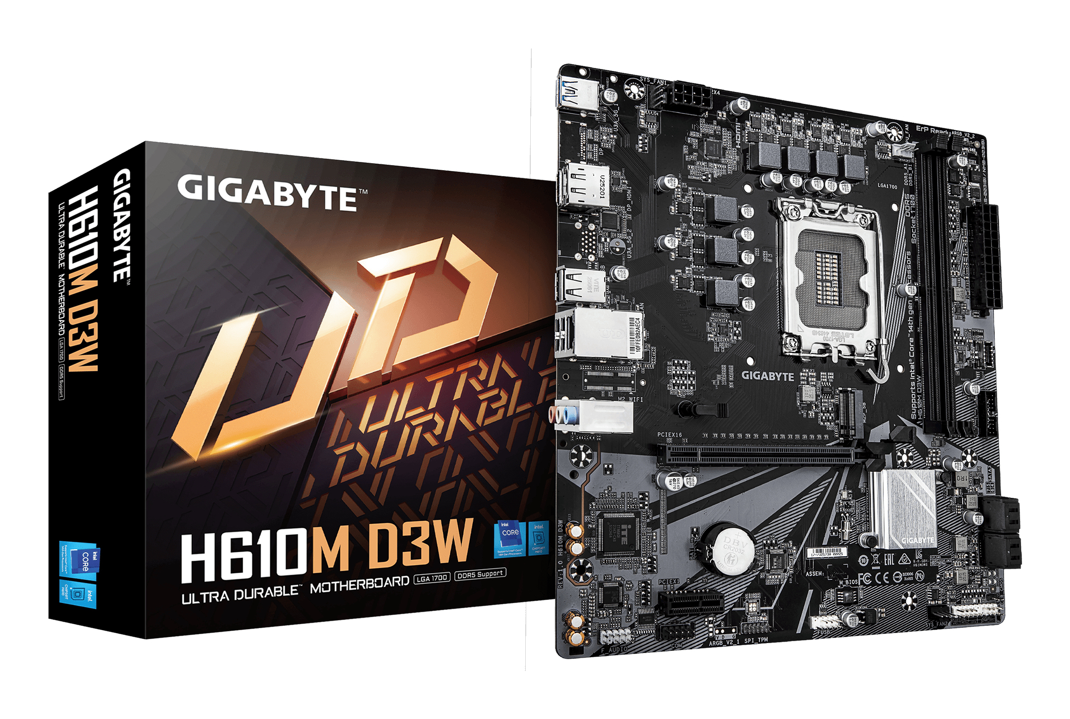H610M D3W, Mainboard