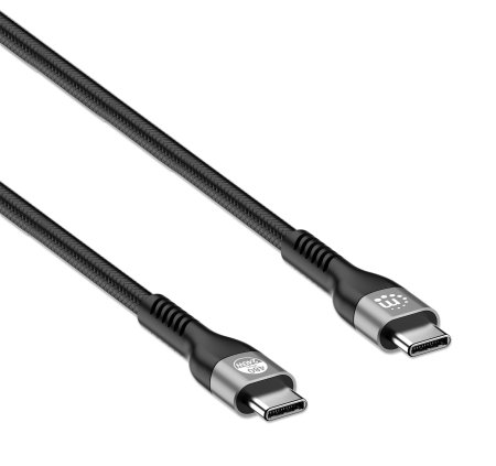 MANHATTAN USB2.0 USB-C Kabel Stecker/Stecker 240W 2m schwarz