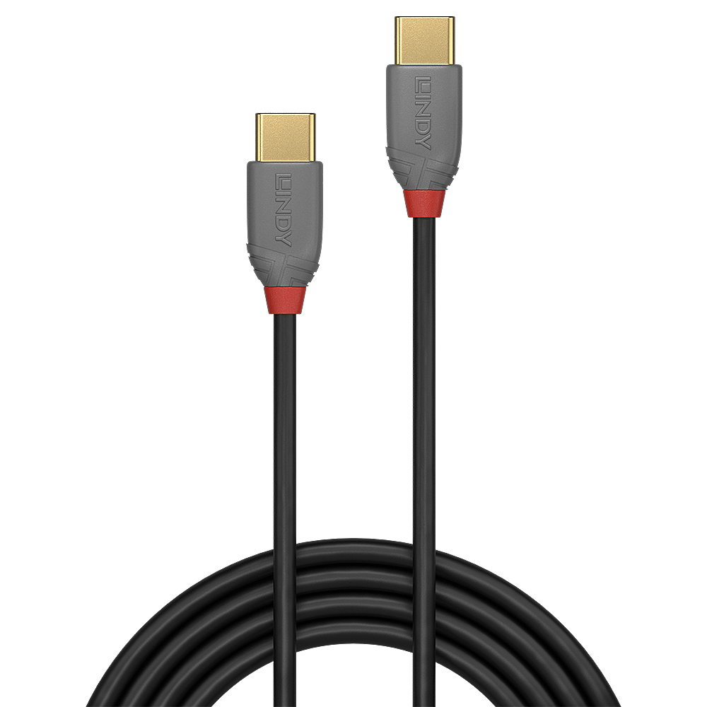 0.5M USB 2.0 TYP C KABEL ANTHRA LINE