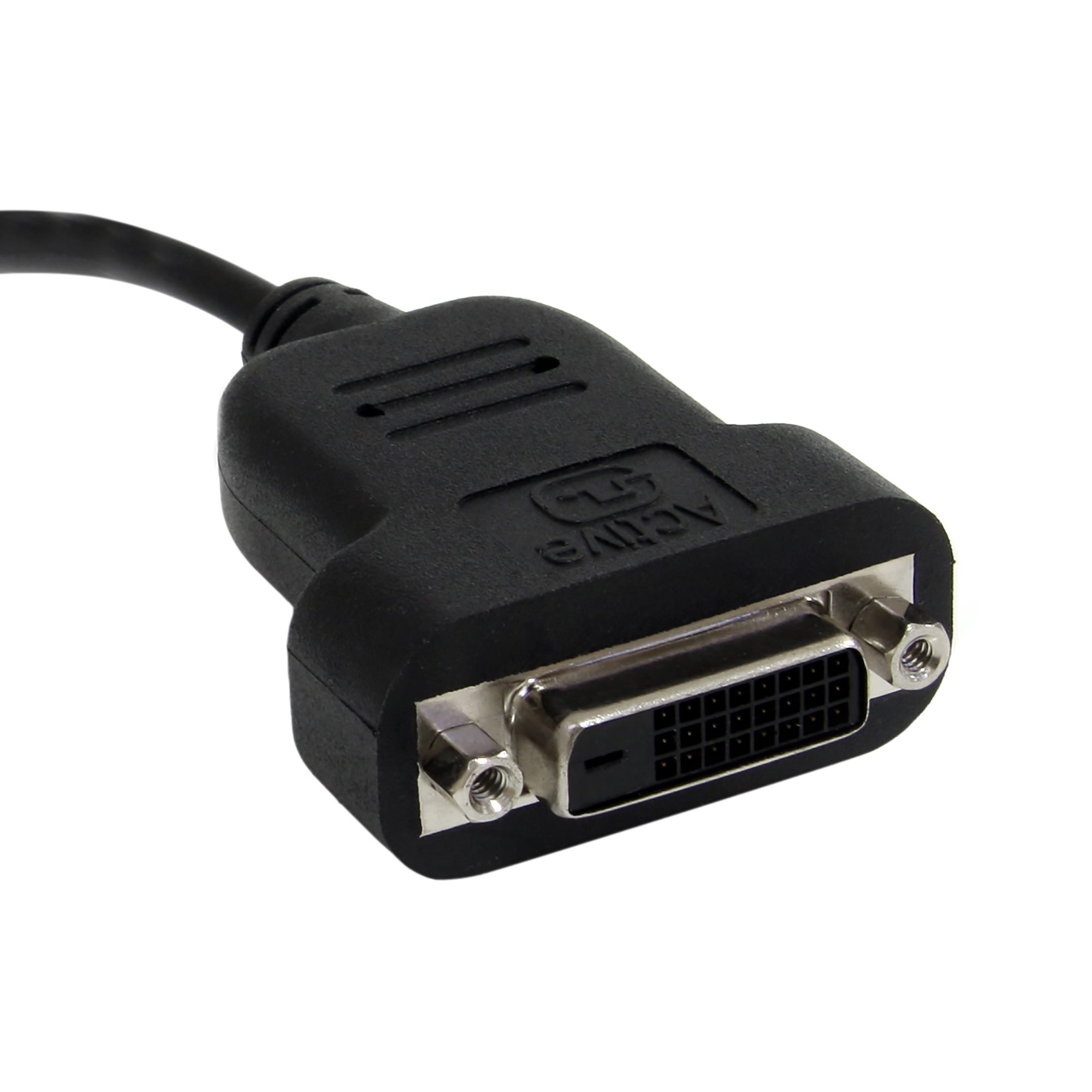 STARTECH.COM Aktiver Mini DisplayPort auf DVI Adapter - mDP zu DVI Stecker/Buchse Konverter - 1920x1200