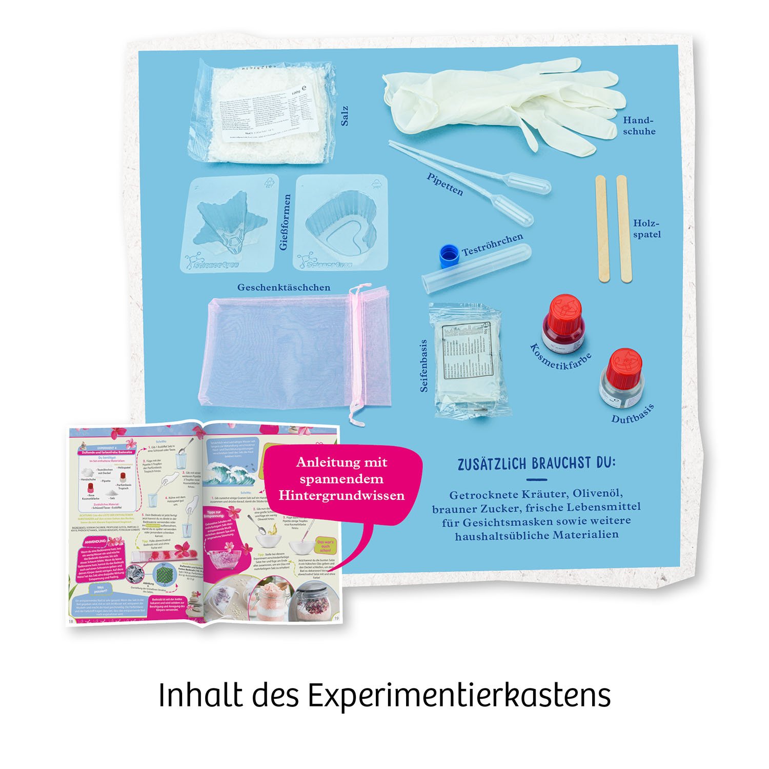 Kosmetik-Studio, Experimentierkasten