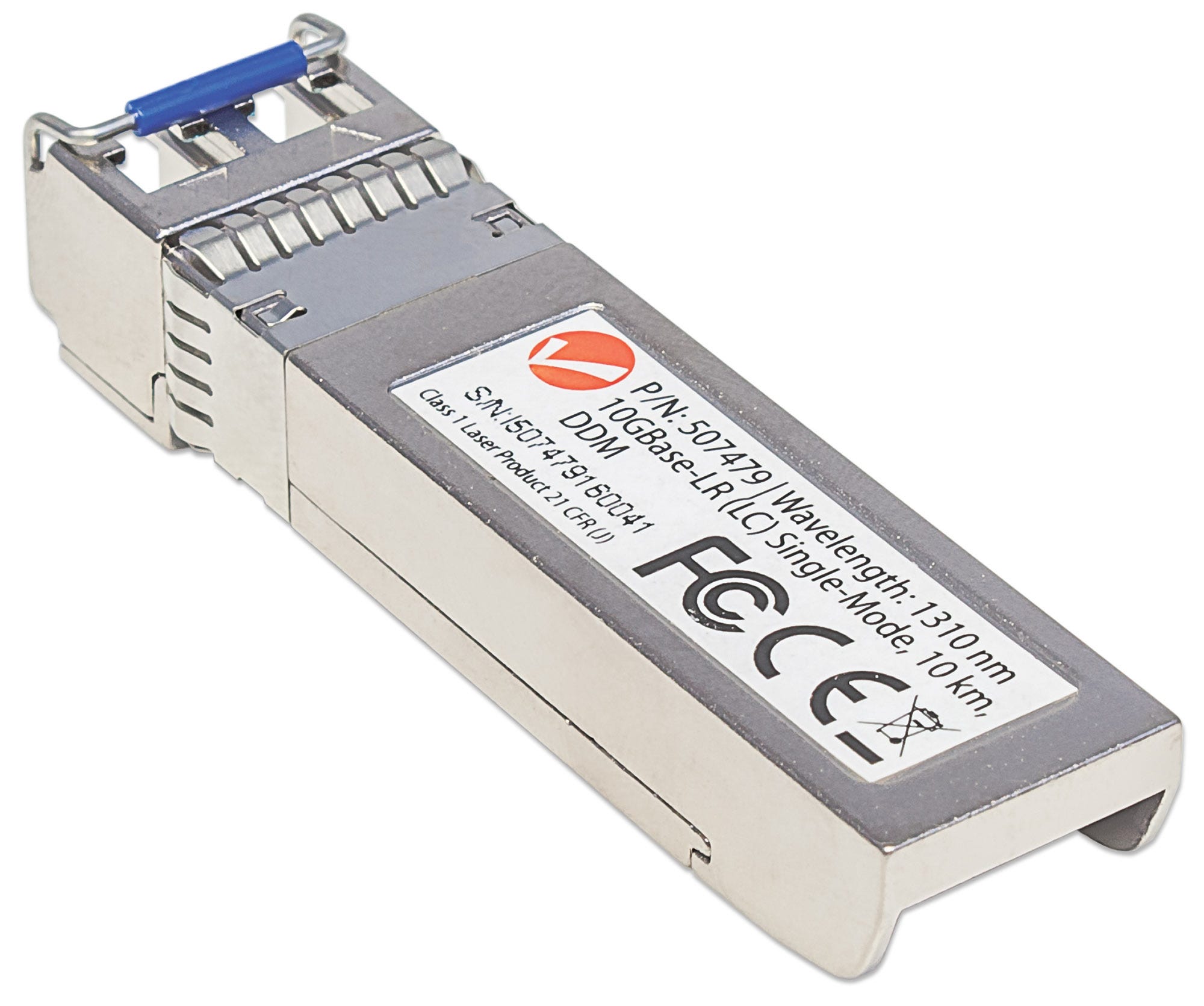 INTELLINET Gigabit SFP+ Mini-GBIC Transceiver 10GBase-LR (LC) Single-Mode Port Reichweite bis zu 10km Wellenlaenge 1310nm
