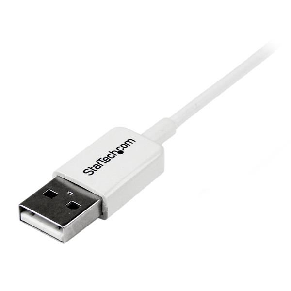 2M WHITE USB TO MICRO USB CBL .