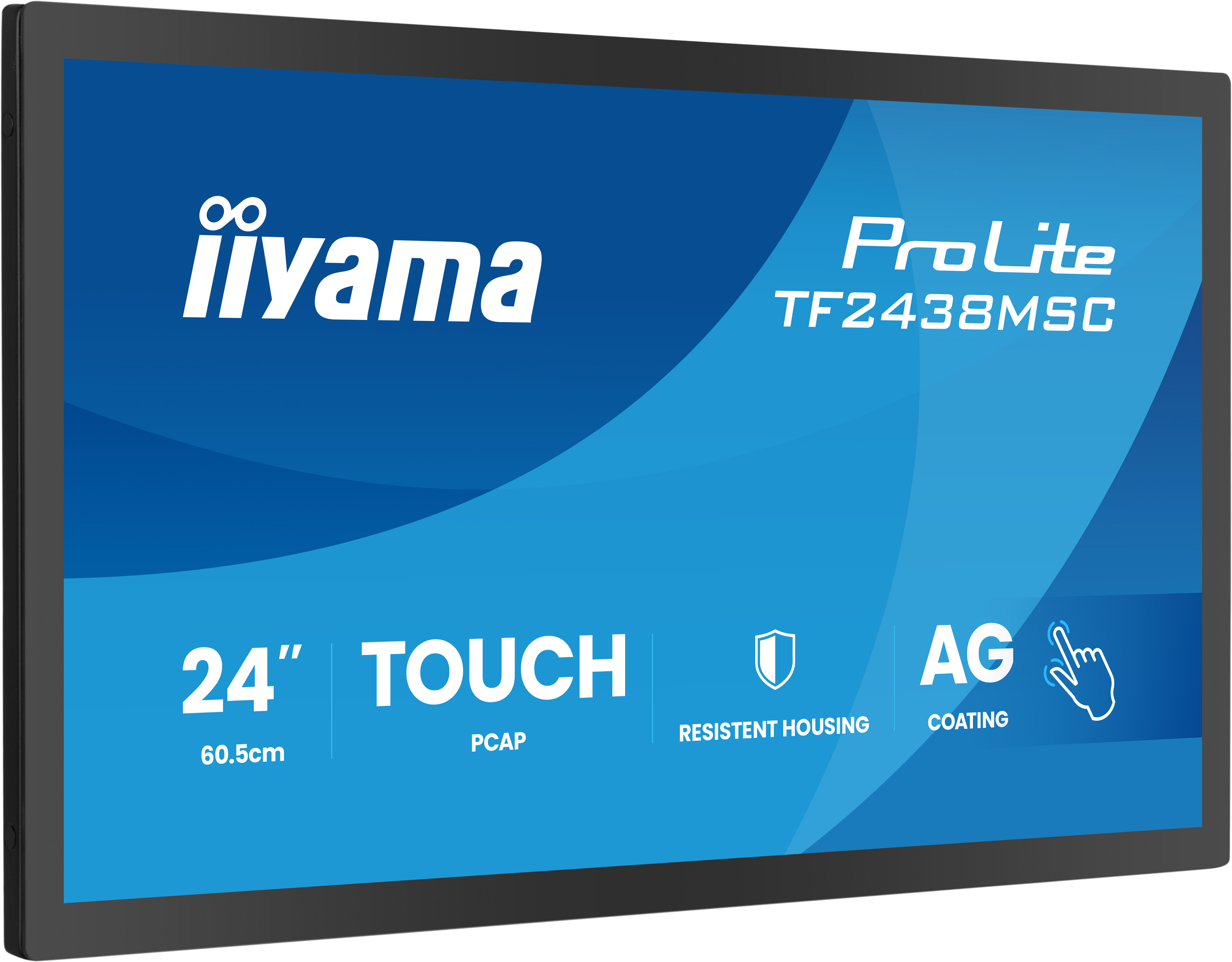 IIYAMA 60.5cm (23,8) TF2438MSC-B2 16:9 M-Touch HDMI+2xUSB