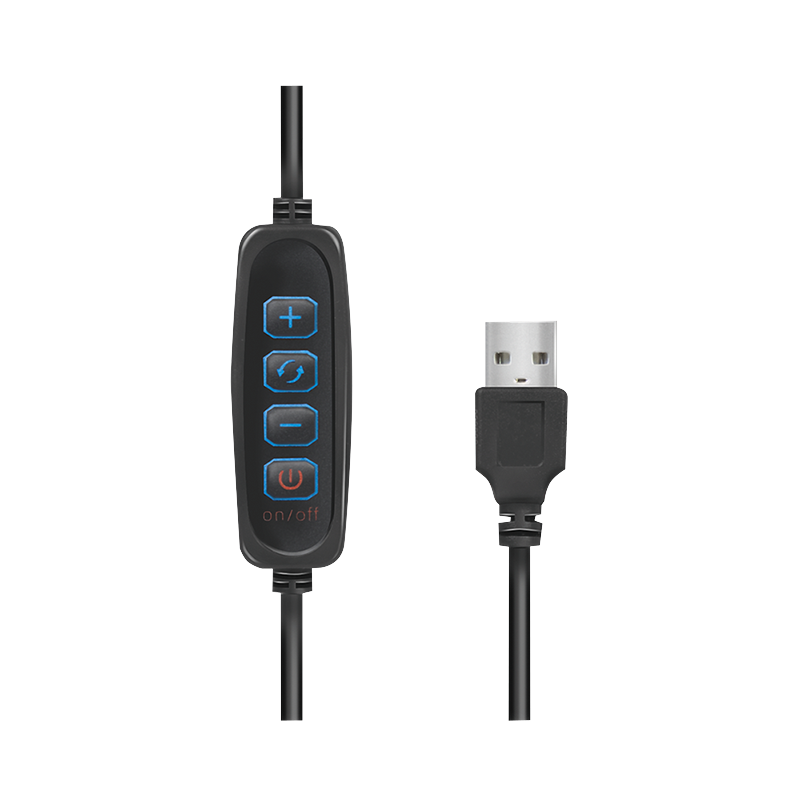 Logilink Smartphone-Ringlicht, DM 20cm, 1.8m Kabel
