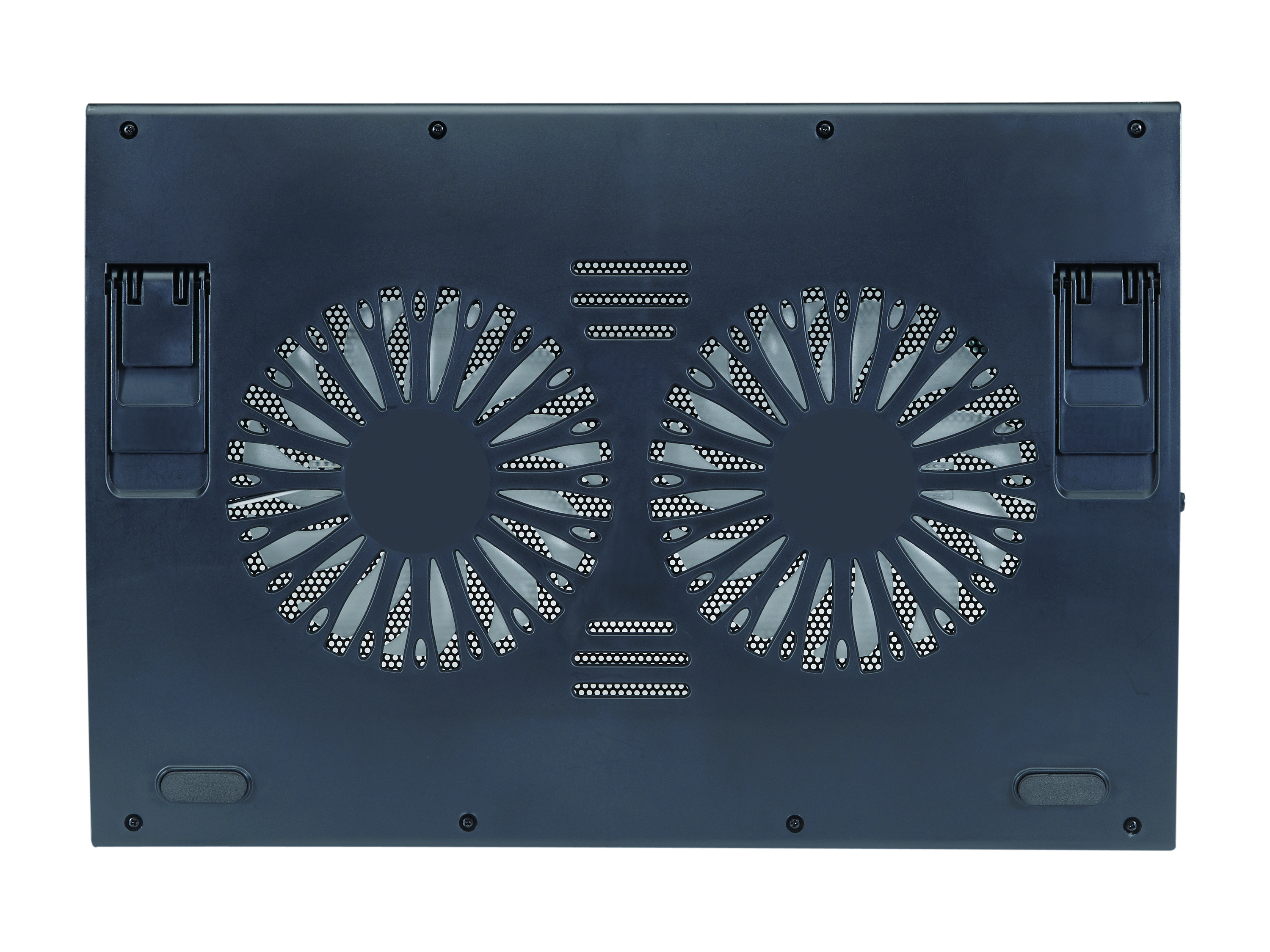 CONCEPTRONIC 2-Fan USB-A2.0 Laptop-Kühlpad 30Kg 17 sw