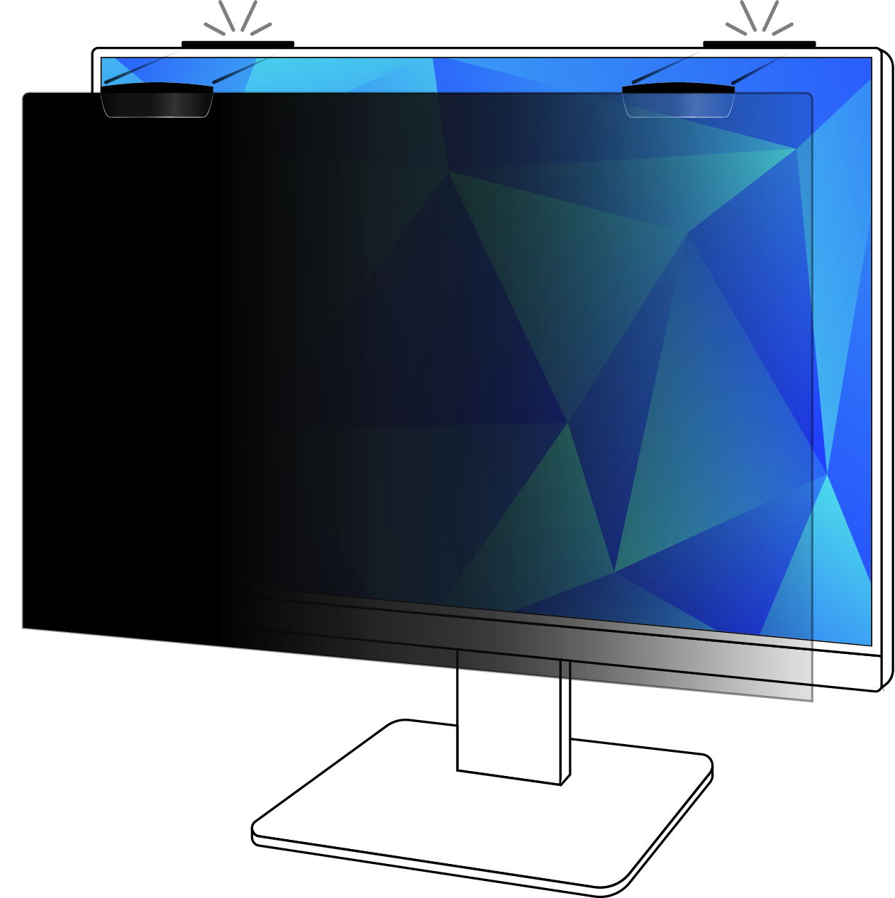 3M Blickschutzfilter 21,5 Vollbild-Monitor (16:9) PF215W9EM